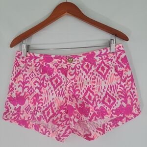 Lilly Pulitzer The Liana Short Magenta Tons Of Fun Barbiecore Sz 2
